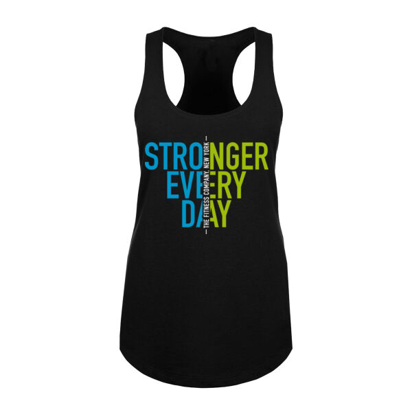 STRONGER EVERY DAY 2 - WOMEN'S FITTED TANK - $VYTEDD$ Thumbnail